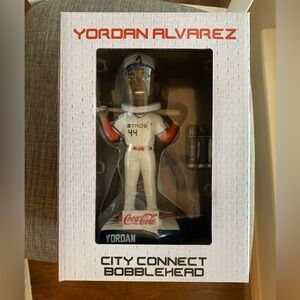 NIB Houston Astros MLB Baseball Yordan Alvarez City Connect Bobblehead Figurine